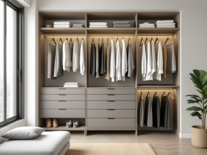 Optimiser son espace dressing même dans un petit logement