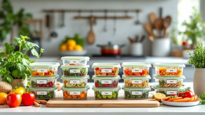 Organiser ses repas à la semaine sans se compliquer la vie