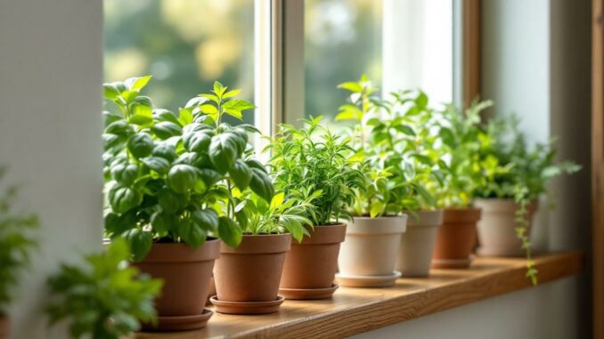 Planter des herbes aromatiques chez soi : les indispensables