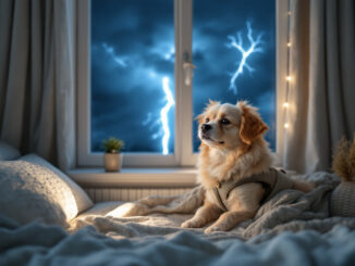 Que faire si votre animal a peur des orages ou des feux d’artifice ?