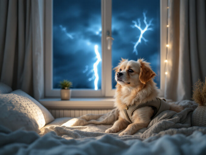 Que faire si votre animal a peur des orages ou des feux d’artifice ?