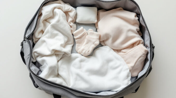 Que mettre dans sa valise de maternité ?