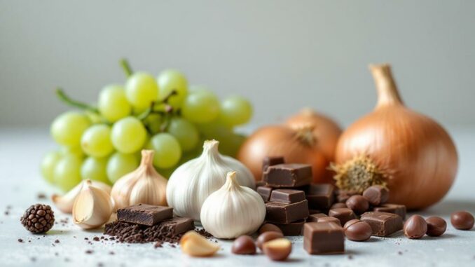 Quels aliments sont dangereux pour votre chien ou votre chat ?
