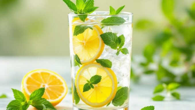 Recette de boisson rafraîchissante citron-menthe maison