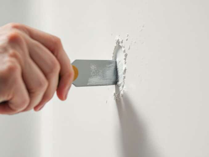 Réparer un petit trou dans un mur sans tout repeindre