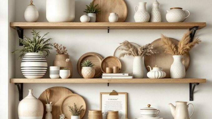 Le bon équilibre entre objets neufs et objets chinés