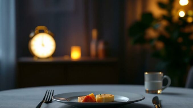 L’effet d’un repas tardif sur le rythme circadien