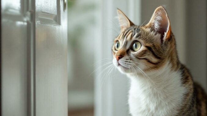 Pourquoi votre chat vous suit aux toilettes (et ce que ça dit de lui)