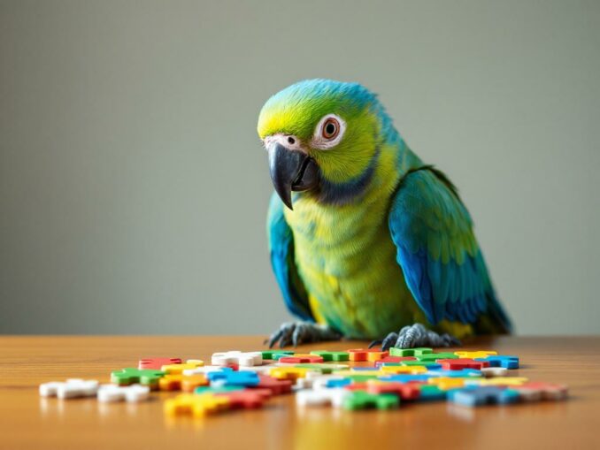 Un perroquet résout des puzzles mieux qu’un enfant de 5 ans