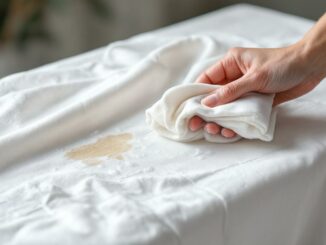 Détacher une nappe en coton après un repas de fête avec pré trempage au savon de Marseille