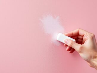 Enlever les marques sur murs peints avec gomme magique test sur zone discrète