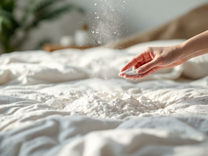 Literie fraîche : saupoudrer le matelas au bicarbonate, combien d’heures laisser agir ?