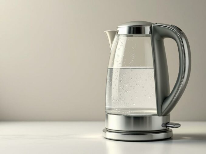 Nettoyer une bouilloire entartrée en complément d’un rinçage au bicarbonate de soude