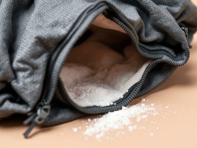 Rafraîchir un sac de sport saturé d’odeurs au bicarbonate de soude