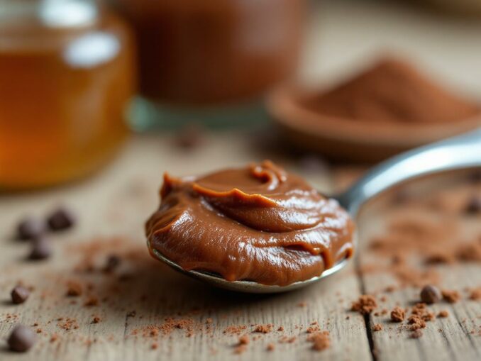 Réaliser une pâte à tartiner cacao miel sans sucre raffiné
