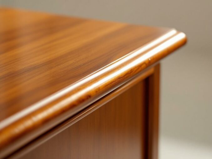 Redonner de la brillance à un meuble verni avec lavage léger et polish de finition