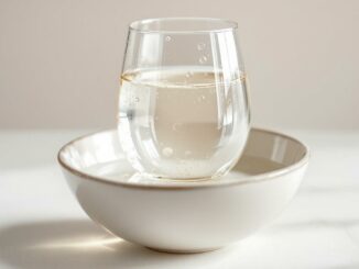 Retirer les auréoles d’eau dure sur verres de table avec un trempage au vinaigre blanc