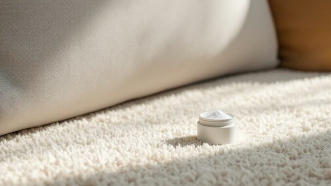 Tapis et canapé : enlever les mauvaises odeurs au bicarbonate sans laisser de traces