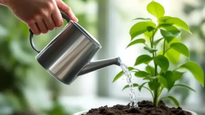 Arrosage des plantes d’intérieur la règle simple pour éviter les erreurs