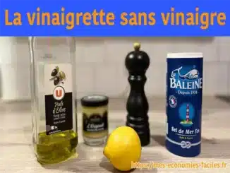 recette de vinaigrette sans vinaigre