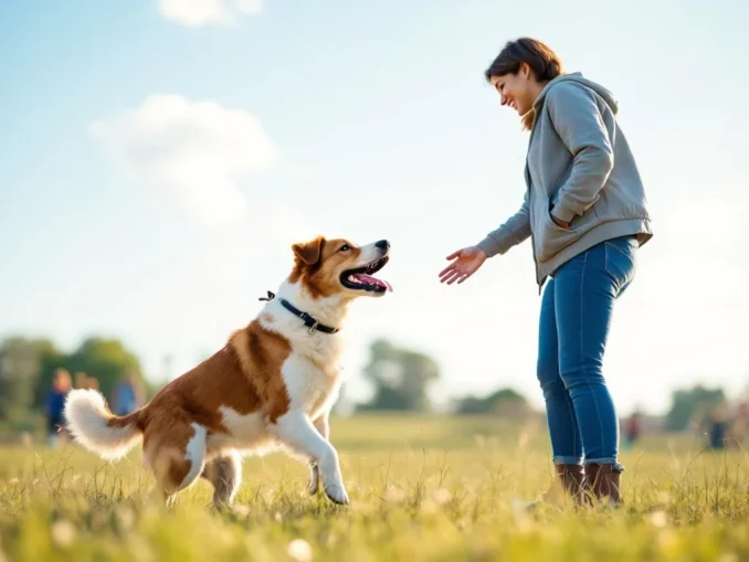 Apprendre le rappel à son chien sans cris (même en extérieur)