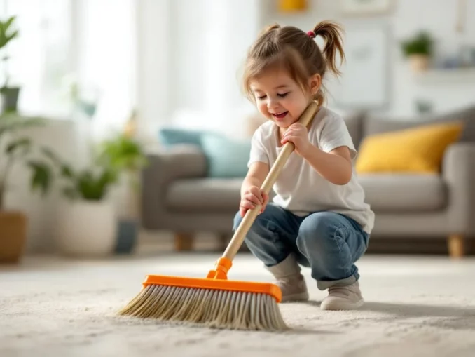 Ménage avec enfants comment les faire participer selon l’âge