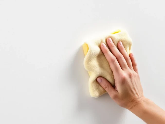 Nettoyer les murs et traces sans enlever la peinture