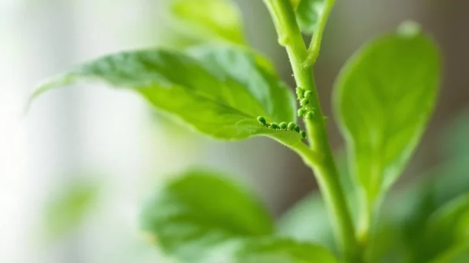 Pucerons sur plantes d’intérieur comment agir vite
