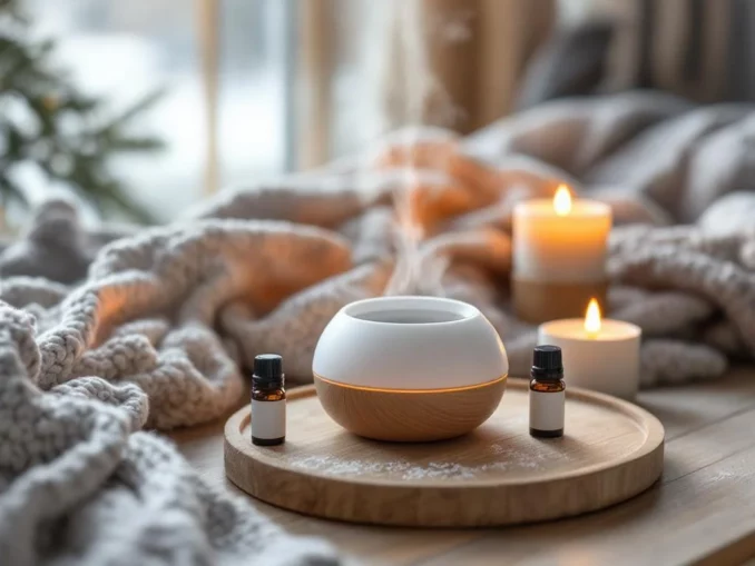 Aromathérapie pour l’hiver routines simples et prudentes