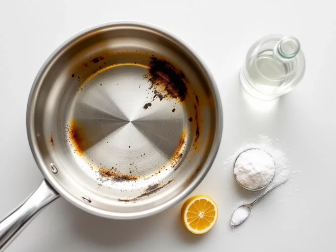 Casserole brûlée : citron, vinaigre, bicarbonate… que choisir