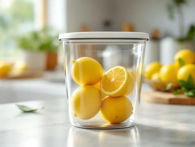 Citron et poubelles : routine simple anti-odeurs