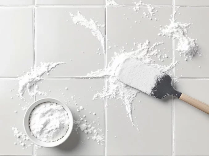 Joints de carrelage : pâte au bicarbonate, mode d’emploi