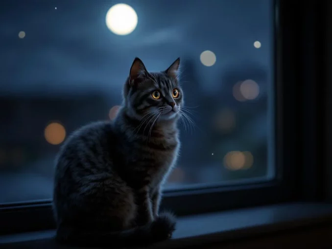 Mon chat miaule la nuit : raisons typiques et quoi changer