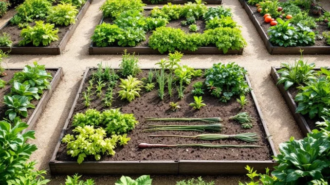 Potager en carré comment s’organiser pour gagner du temps