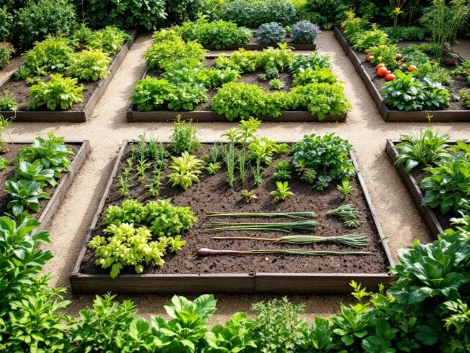 Potager en carré comment s’organiser pour gagner du temps