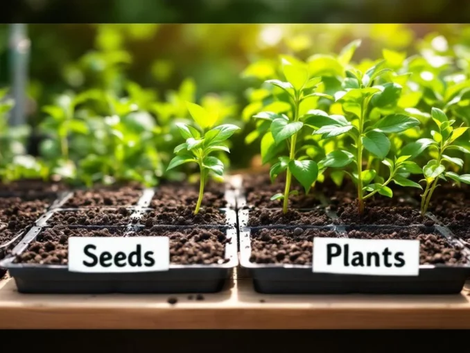 Semis ou plants comment choisir sans perdre du temps