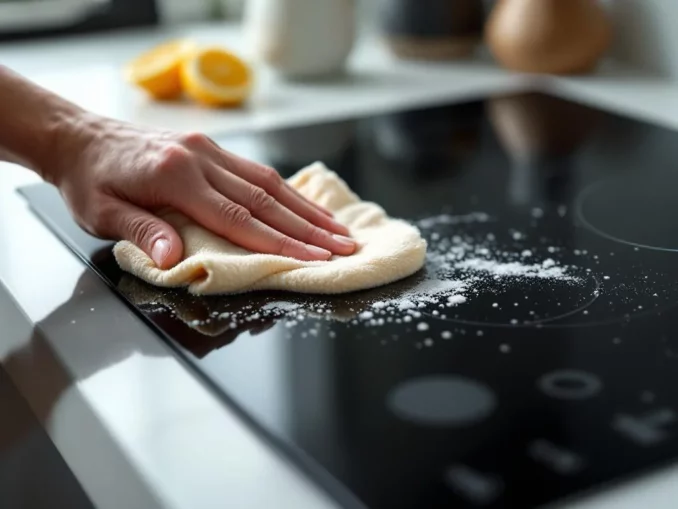 Bicarbonate sur vitrocéramique : ok ou pas ? les bons gestes