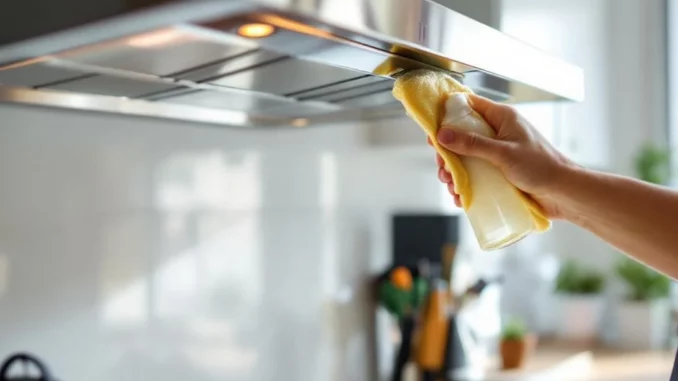 Dégraisser une hotte avec une recette maison efficace