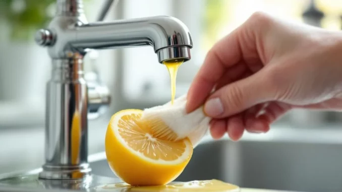 Enlever le tartre des robinets : citron, méthode rapide